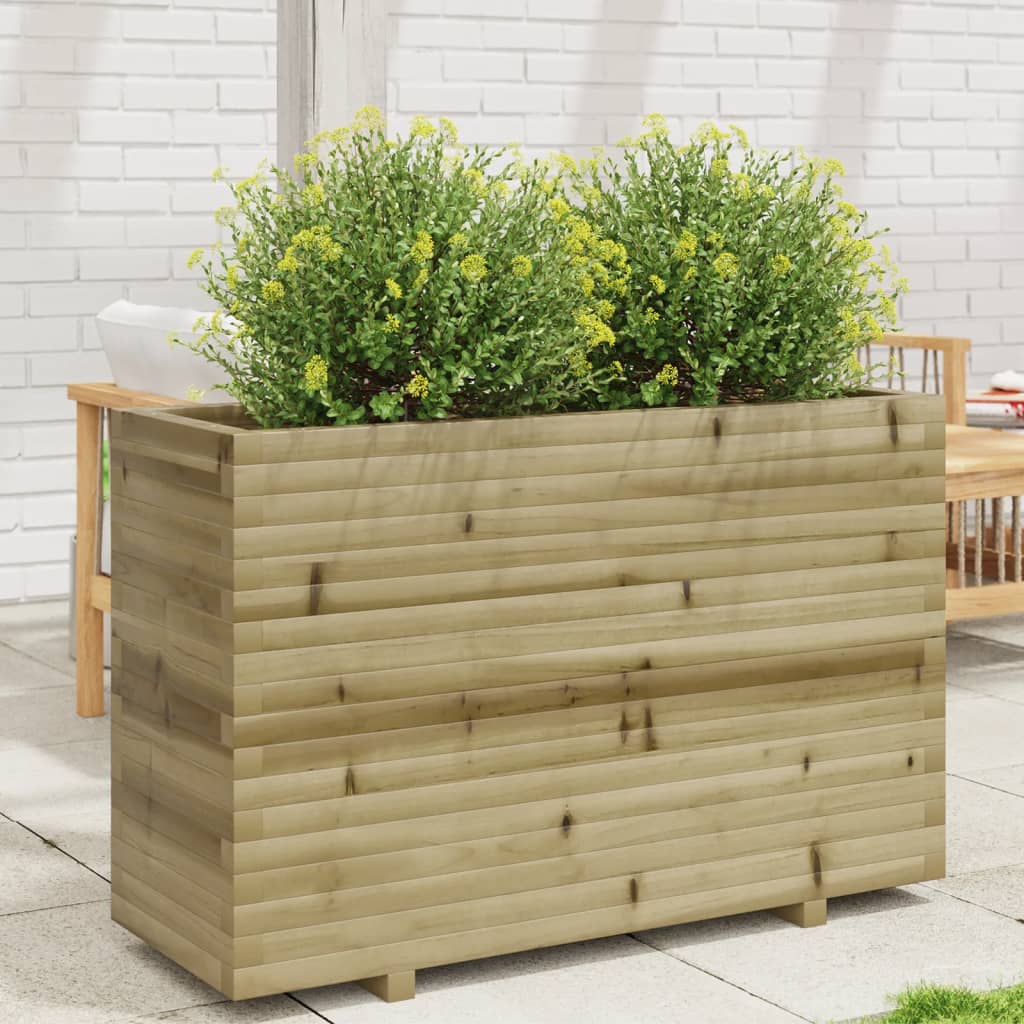 vidaXL Garden Planter 110x40x72.5 cm Impregnated Wood Pine