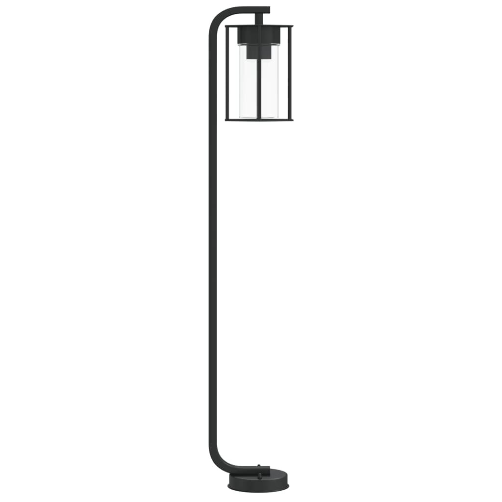 vidaXL Outdoor Floor Lamps 3pcs Black 100 cm Stainless Steel