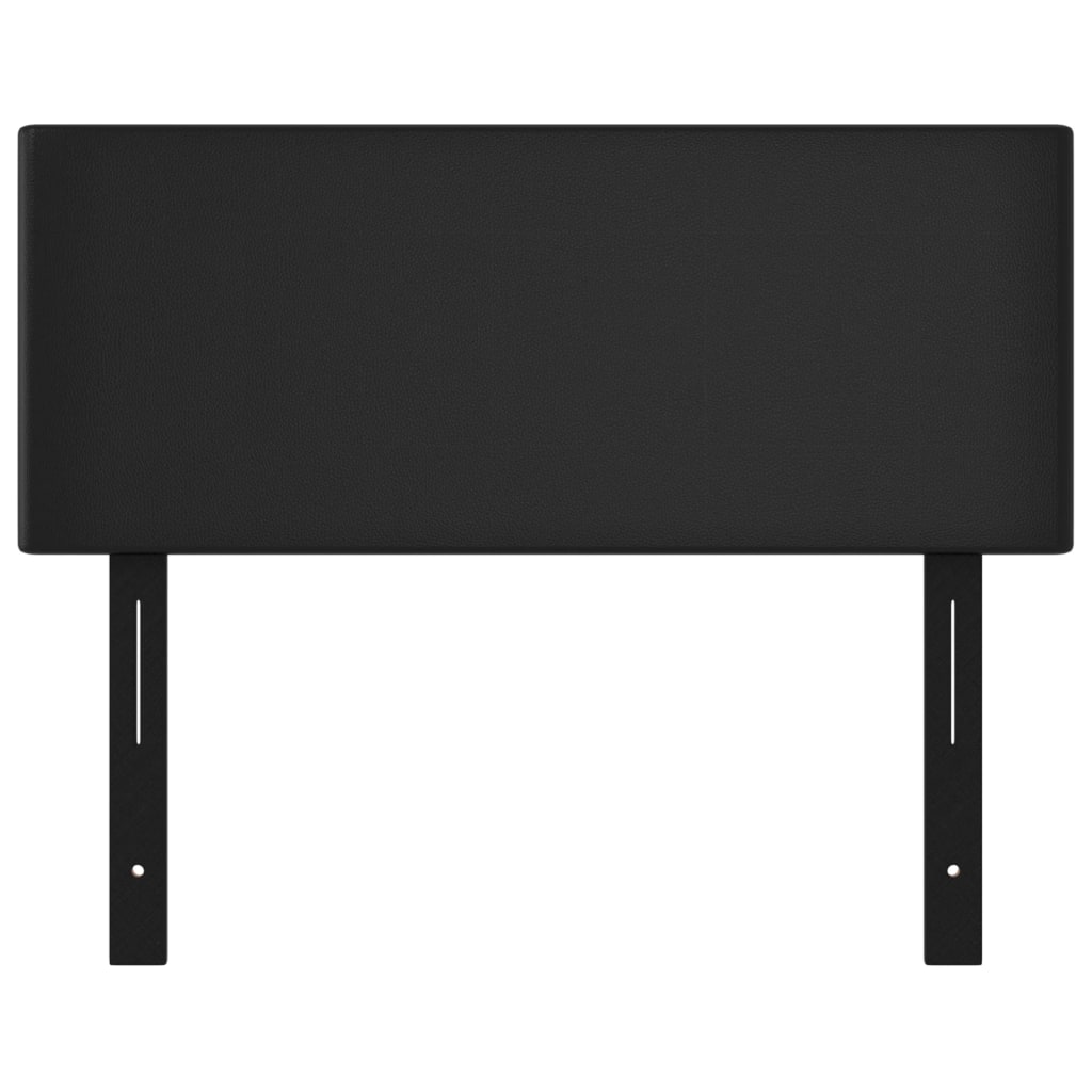 vidaXL Headboard Black 100x5x78/88 cm Faux Leather