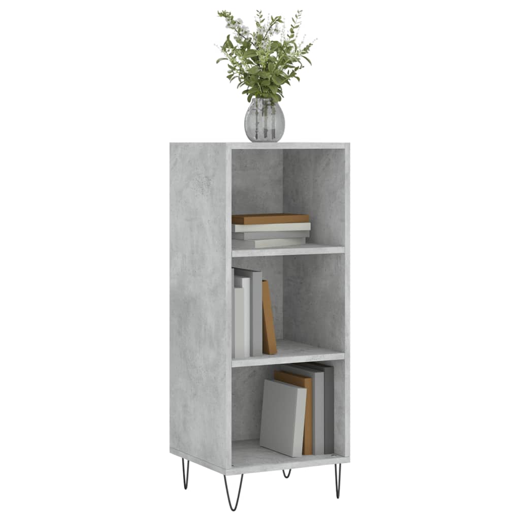 vidaXL Sideboard Concrete Grey 34.5x32.5x90 cm Engineered Wood