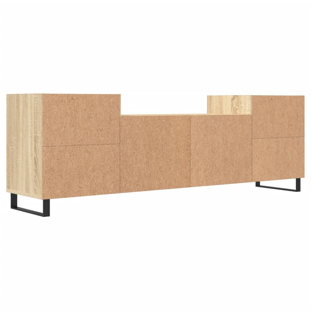 vidaXL TV Cabinet Sonoma Oak 160x35x55 cm Engineered Wood