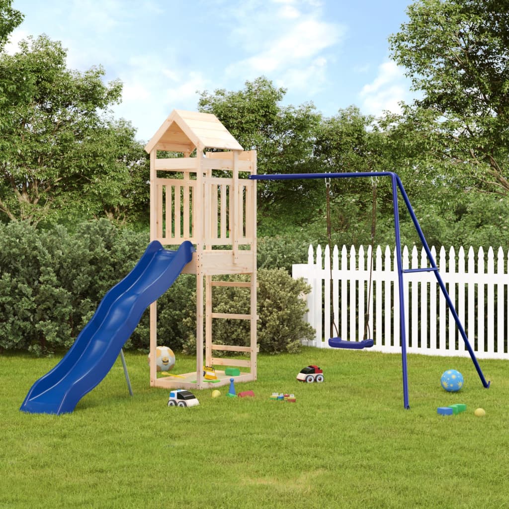 vidaXL Outdoor Playset Solid Wood Pine