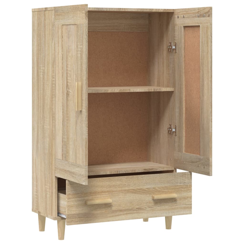 vidaXL Highboard Sonoma Oak 70x31x115 cm Engineered Wood