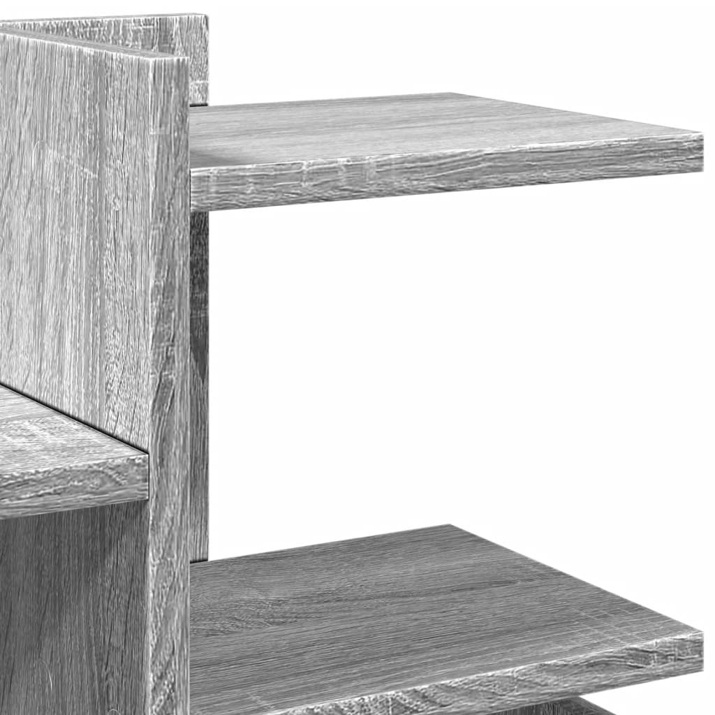 vidaXL Desk Organiser Grey Sonoma 49x20x52.5 cm Engineered wood