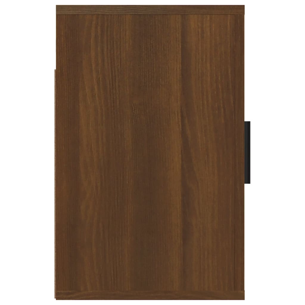 vidaXL Wall-mounted Bedside Cabinets 2 pcs Brown Oak 50x30x47 cm