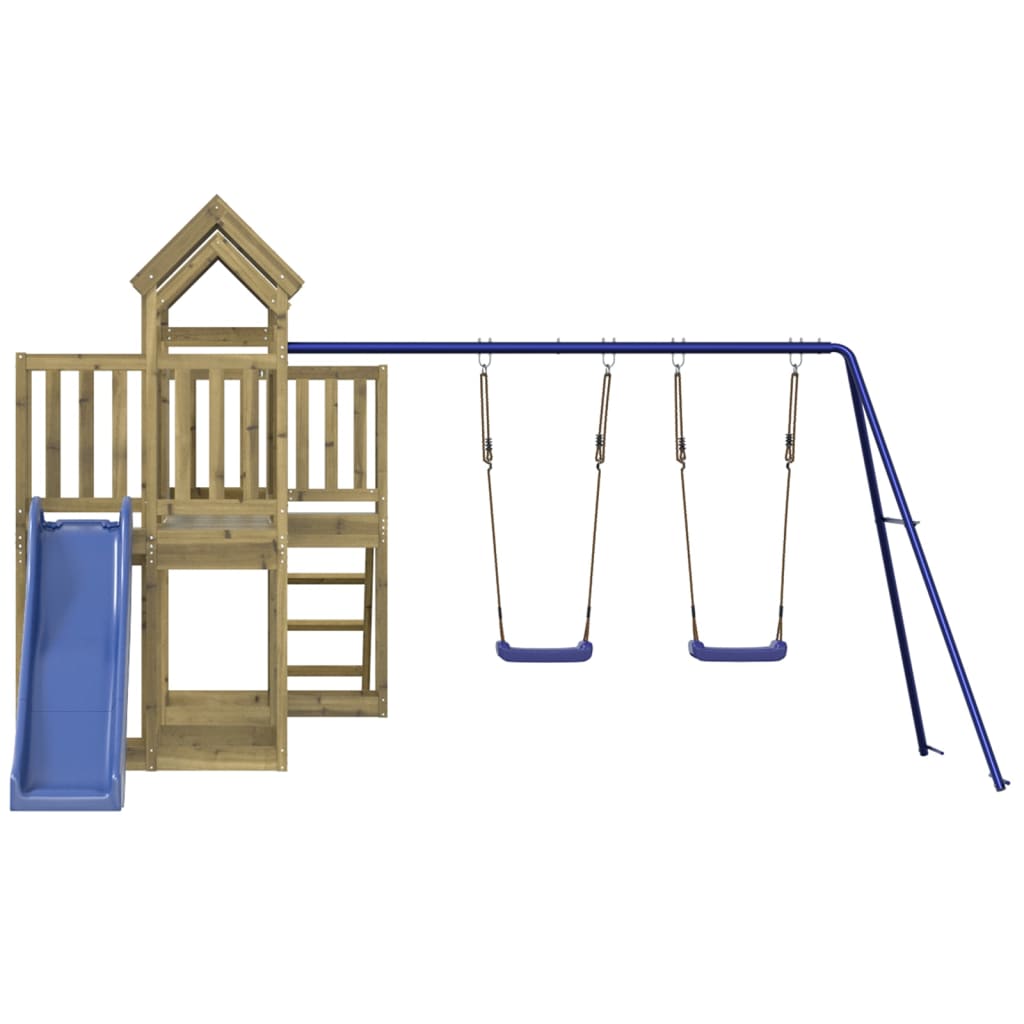 vidaXL Outdoor Playset Impregnated Wood Pine