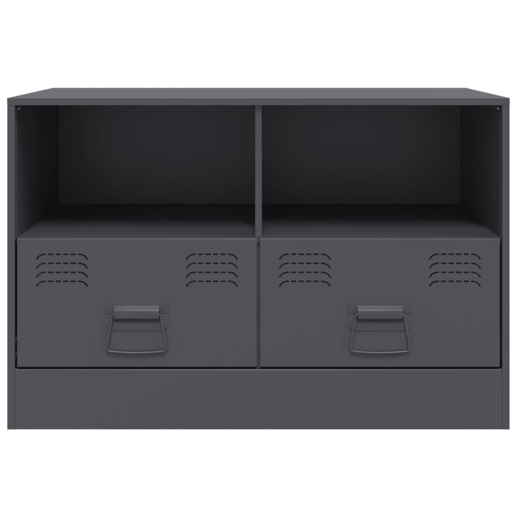 vidaXL TV Cabinet Anthracite 67x39x44 cm Steel