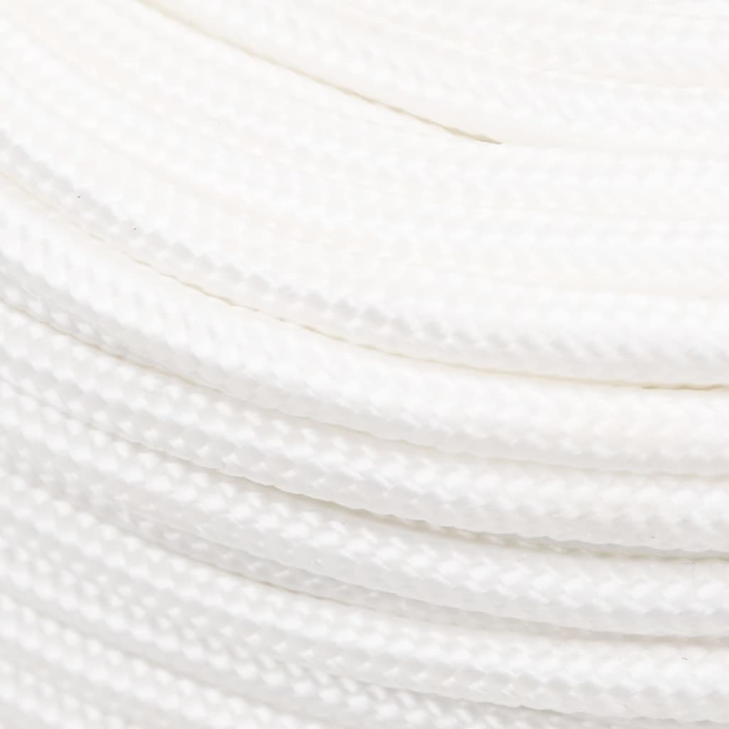 vidaXL Boat Rope Full White 8 mm 500 m Polypropylene