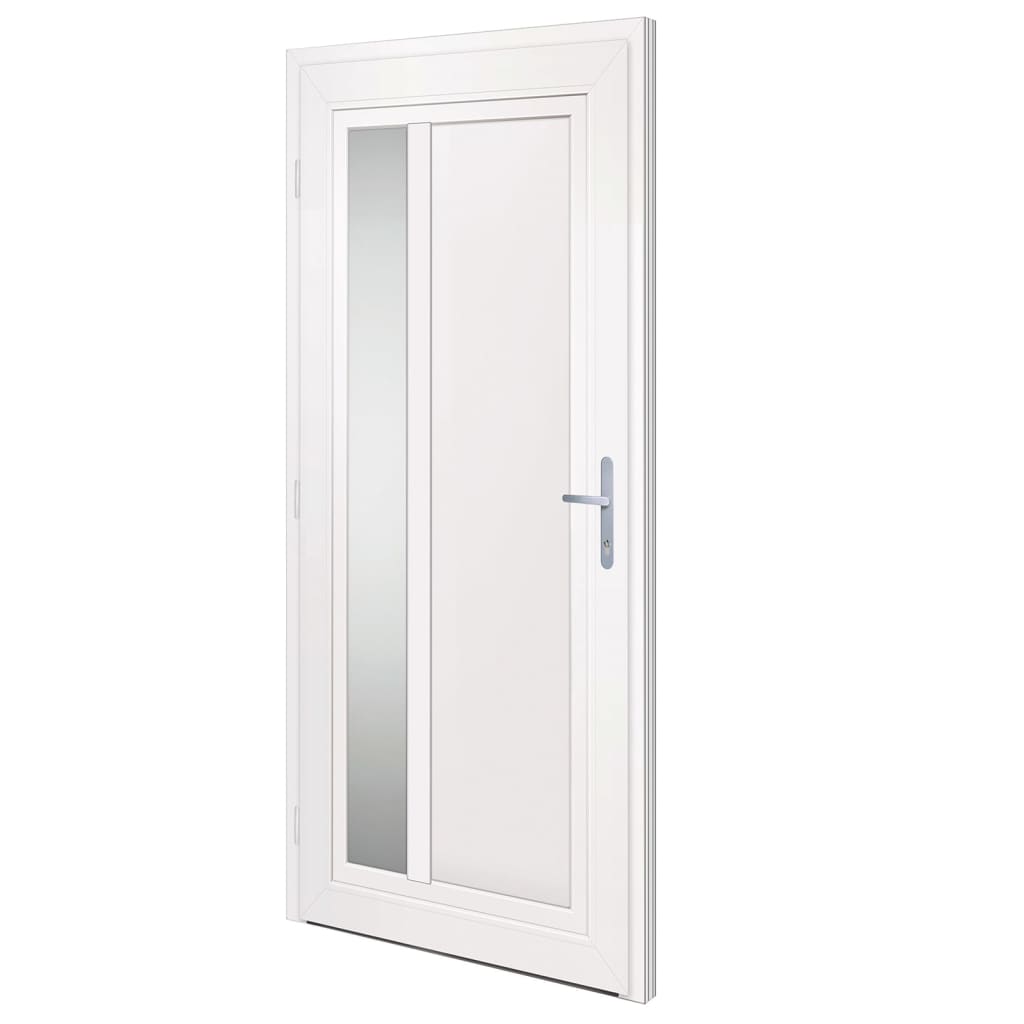 vidaXL Front Door Anthracite 98x208 cm PVC