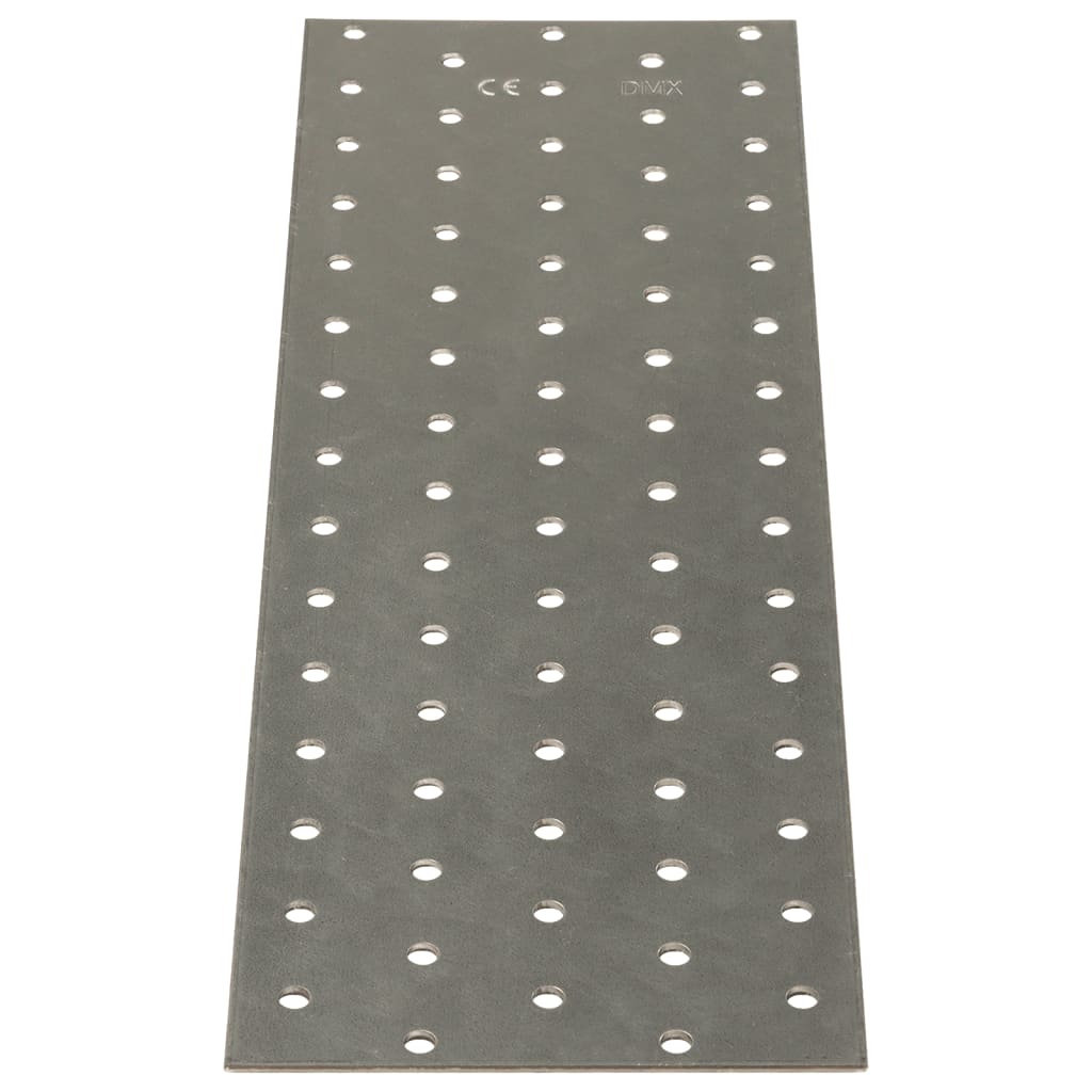 vidaXL Perforated Plates 20 pcs 2 mm 300x100 mm Galvanised Steel