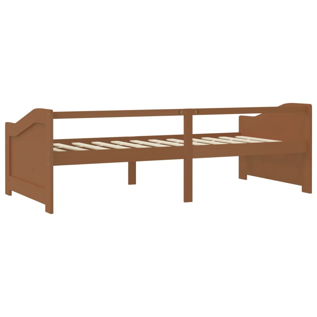 vidaXL 3-Seater Day Bed without Mattress Honey Brown 90x200 cm