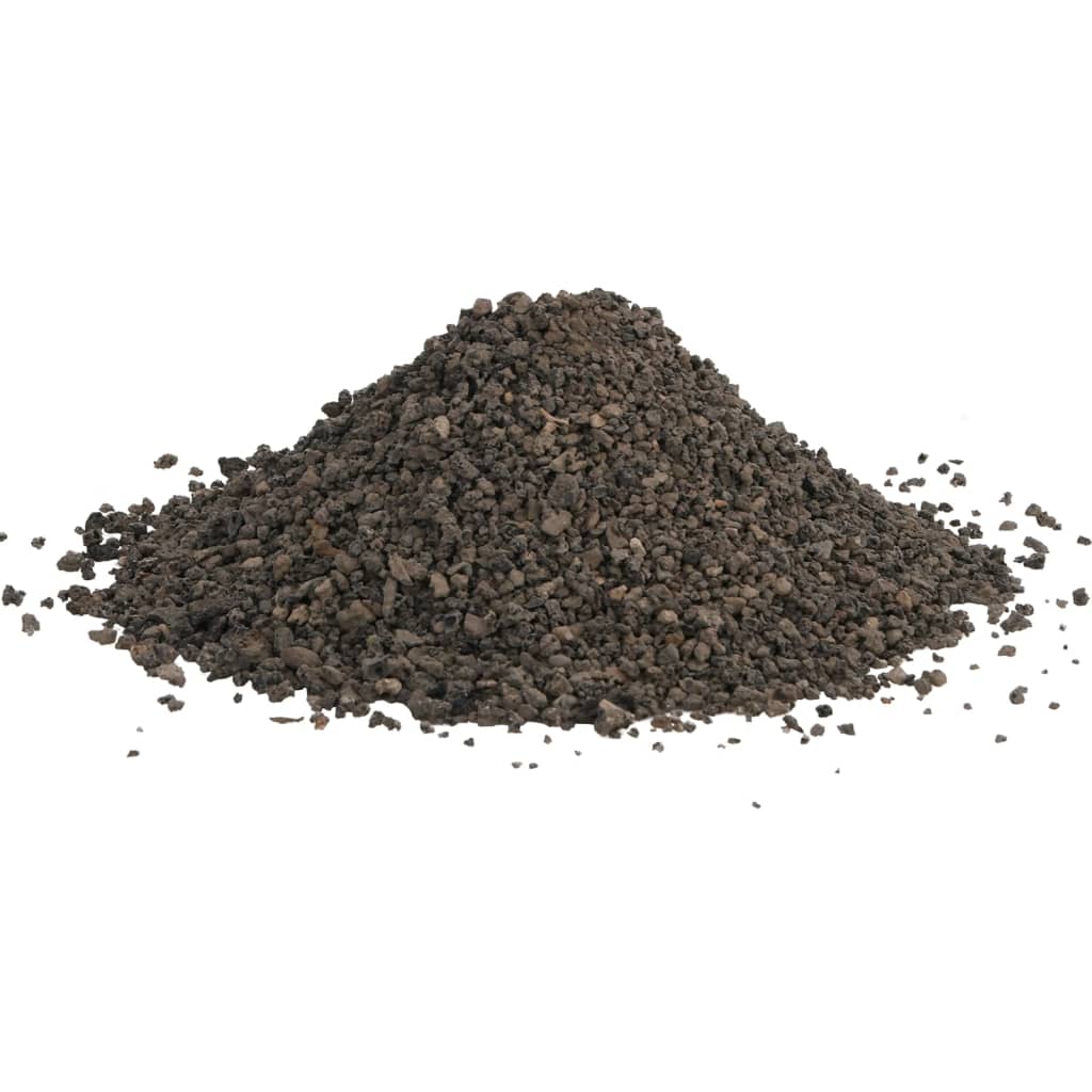 vidaXL Basalt Gravel 25 kg Black 3-5 mm