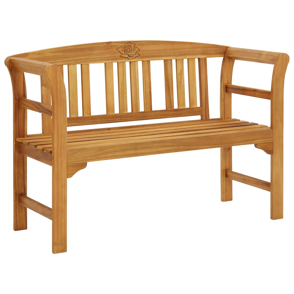 vidaXL Garden Bench 120 cm Solid Acacia Wood