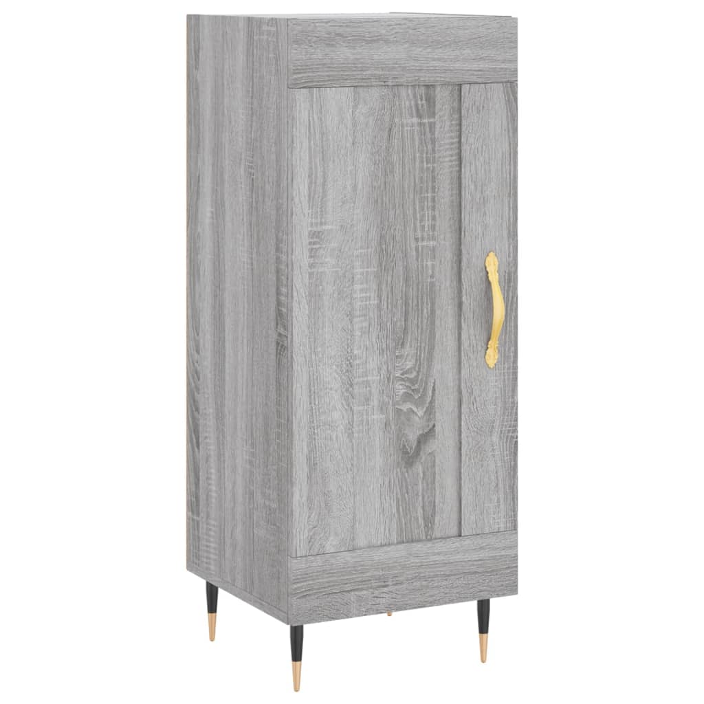 vidaXL Highboard Grey Sonoma 34.5x34x180 cm Engineered Wood