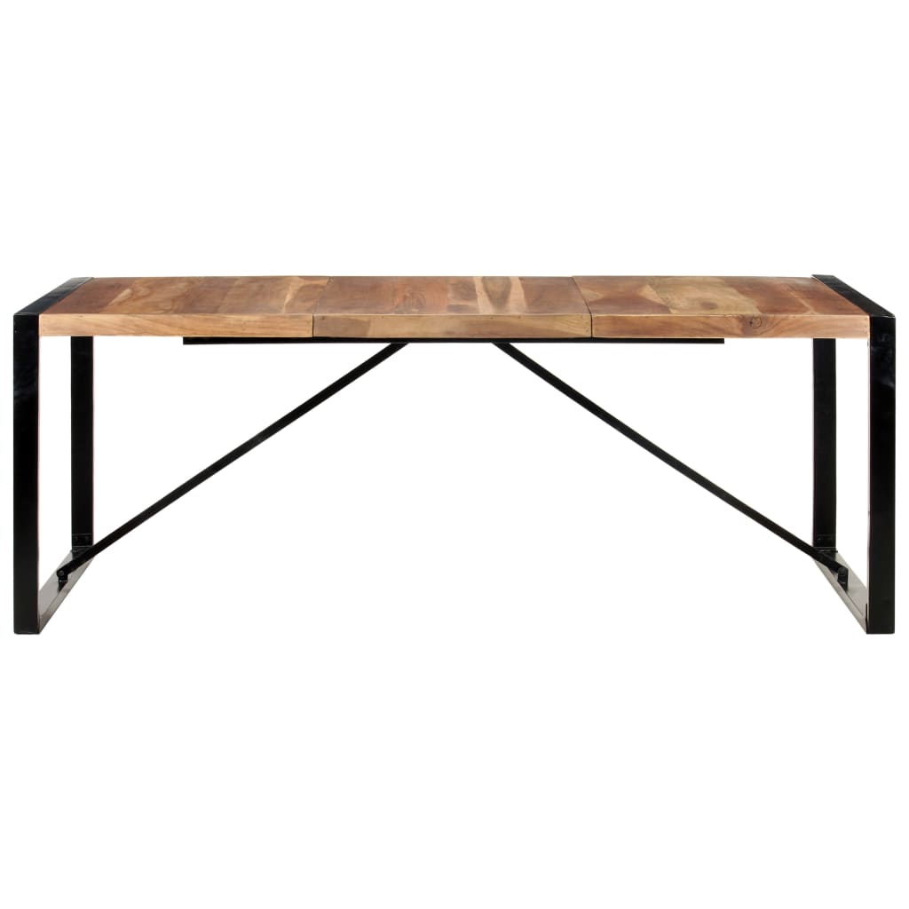 vidaXL Dining Table 200x100x75 cm Solid Wood