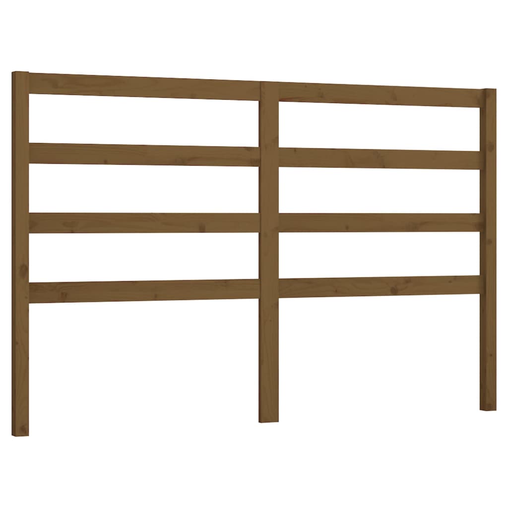 vidaXL Bed Headboard Honey Brown 166x4x100 cm Solid Wood Pine