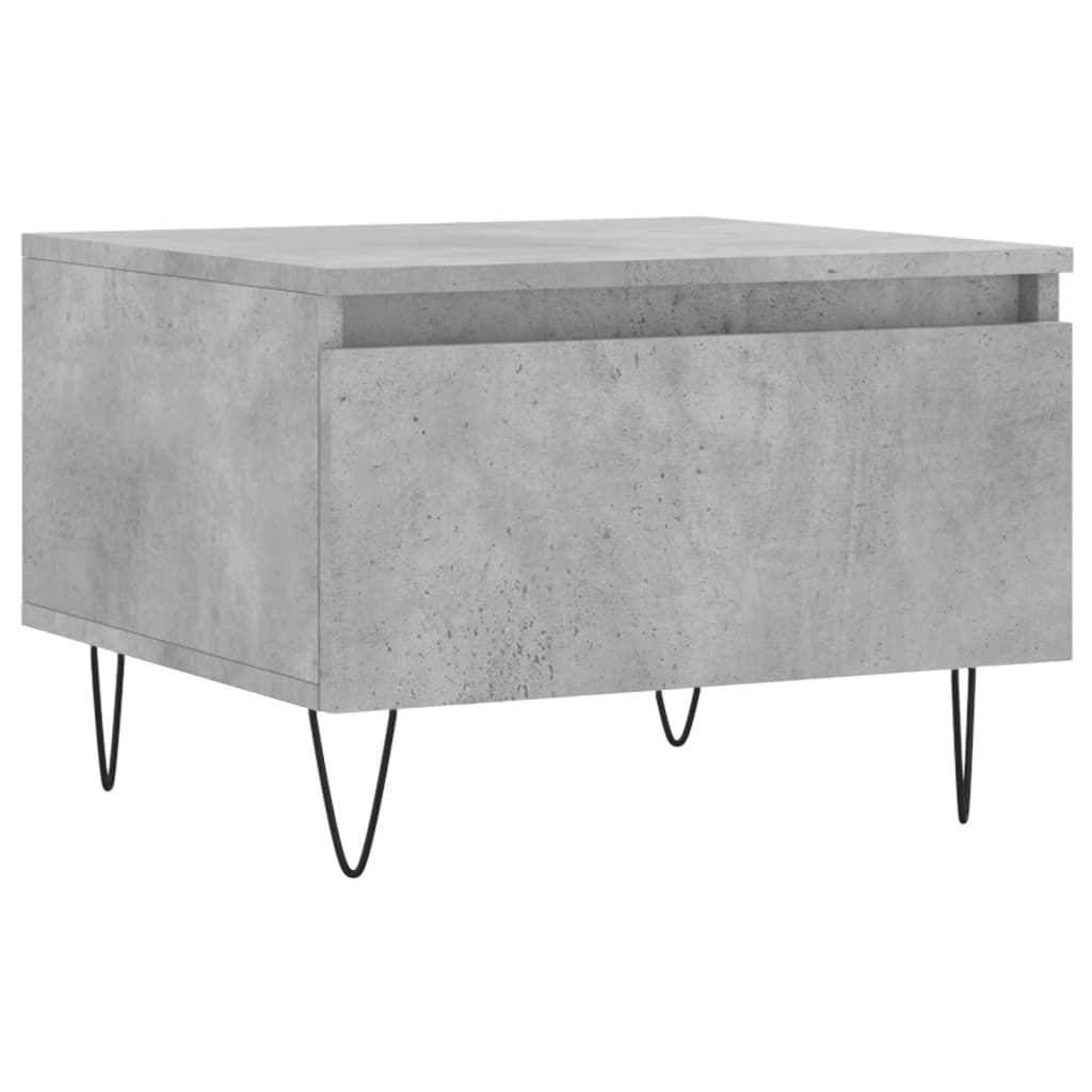 vidaXL Coffee Tables 2 pcs Concrete Grey 50x46x35 cm Engineered Wood