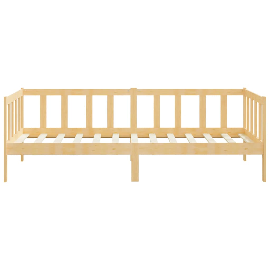 vidaXL Day Bed without Mattress Solid Wood Pine 90x200 cm