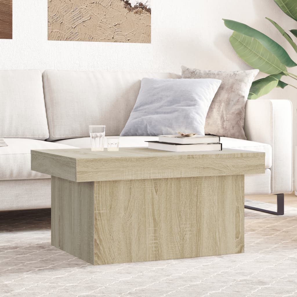 vidaXL Coffee Table Sonoma Oak 100x55x40 cm Engineered Wood