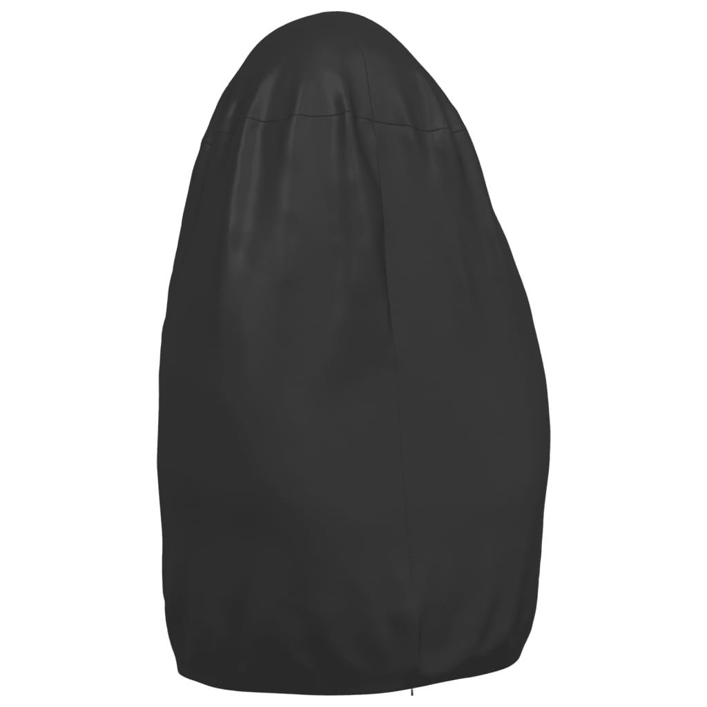 vidaXL Hanging Egg Chair Cover Black Ø 190x108 cm 420D Oxford