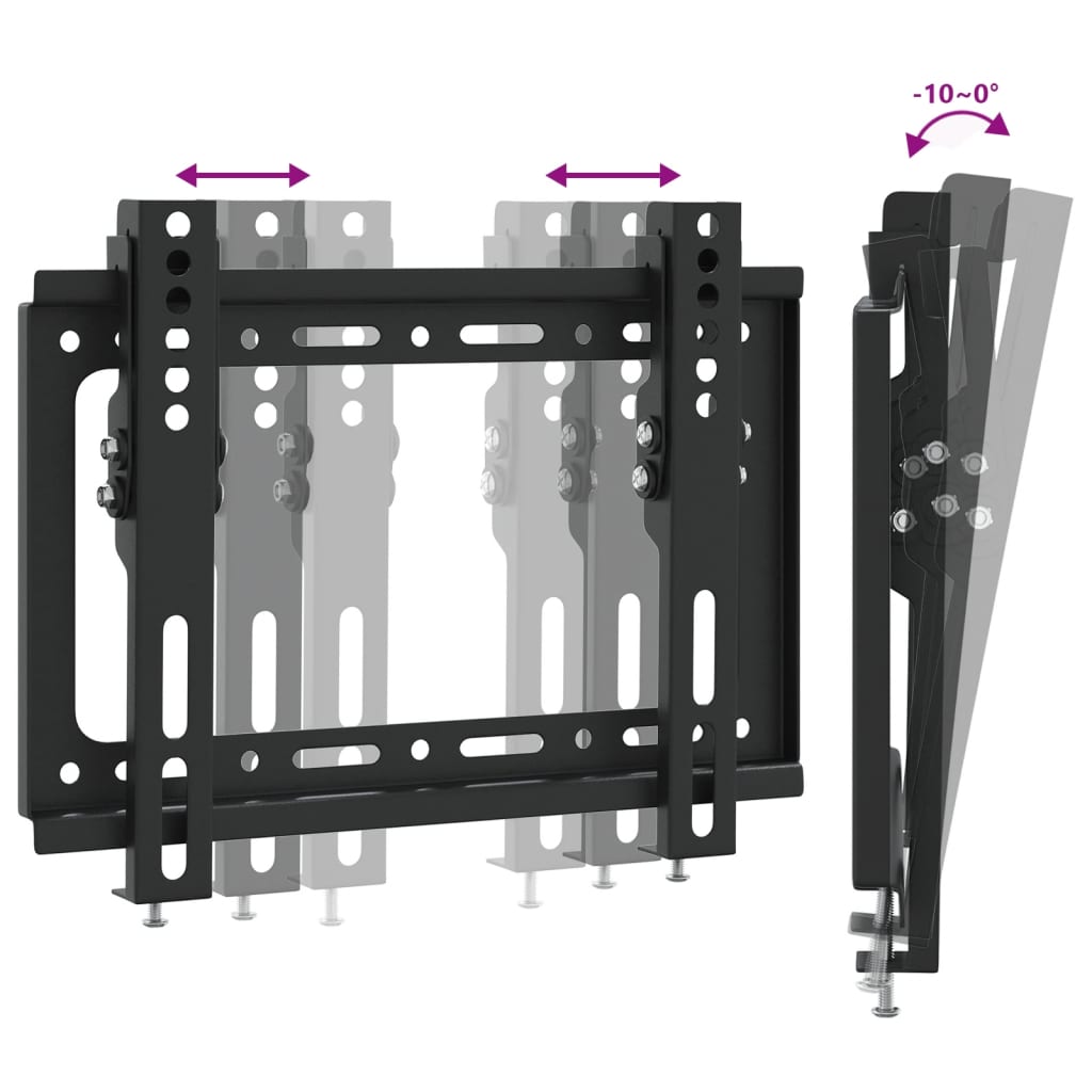 vidaXL TV Wall Mount for 14-42 Inch Screen Max VESA 200x200 mm 30kg