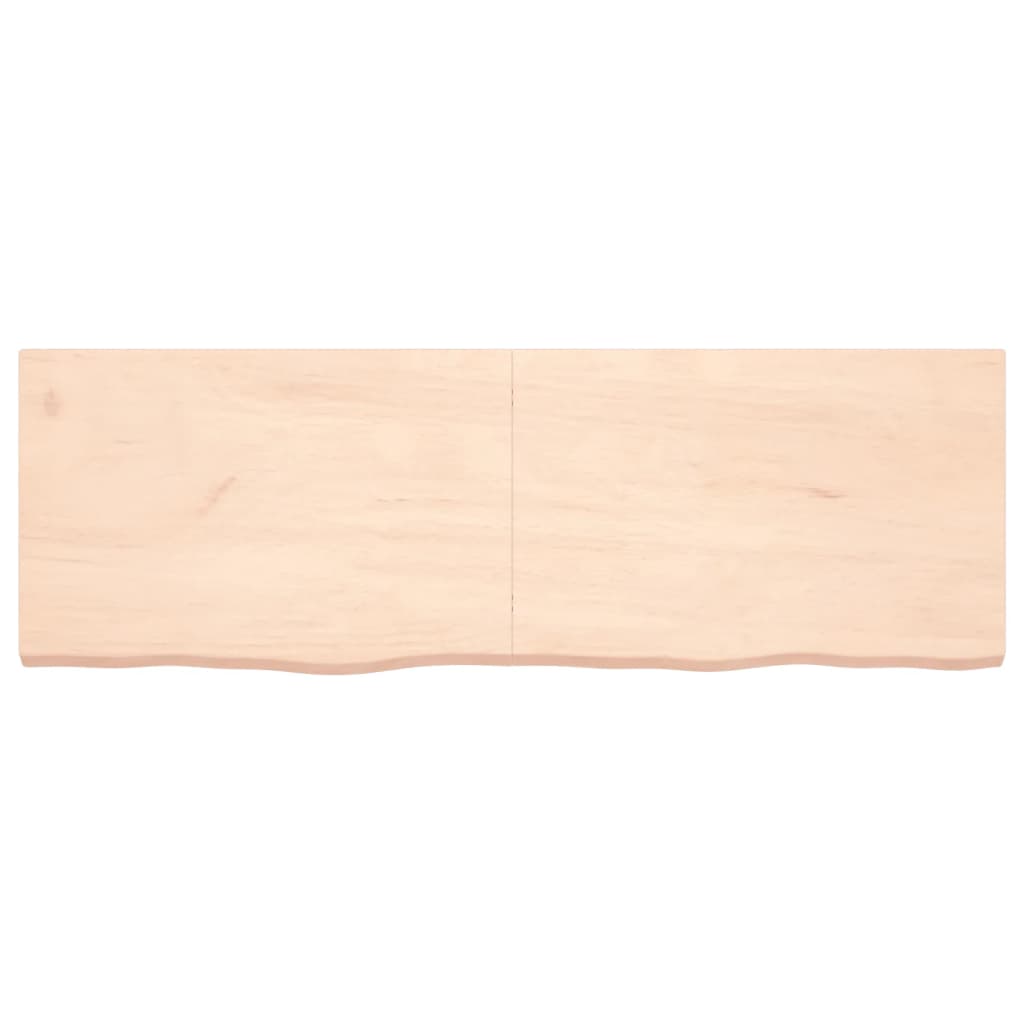 vidaXL Bathroom Countertop 180x60x(2-6) cm Untreated Solid Wood