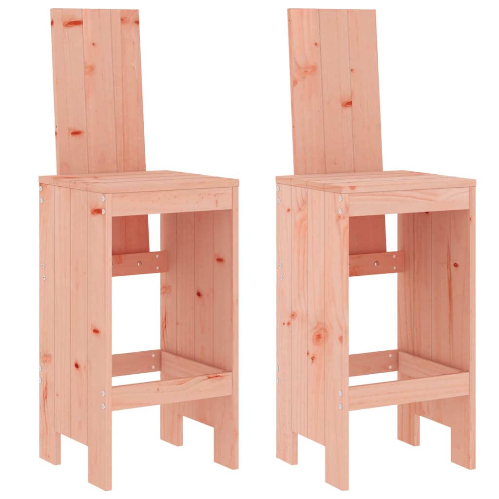 vidaXL Bar Stools 2 pcs 40x42x120 cm Solid Wood Douglas