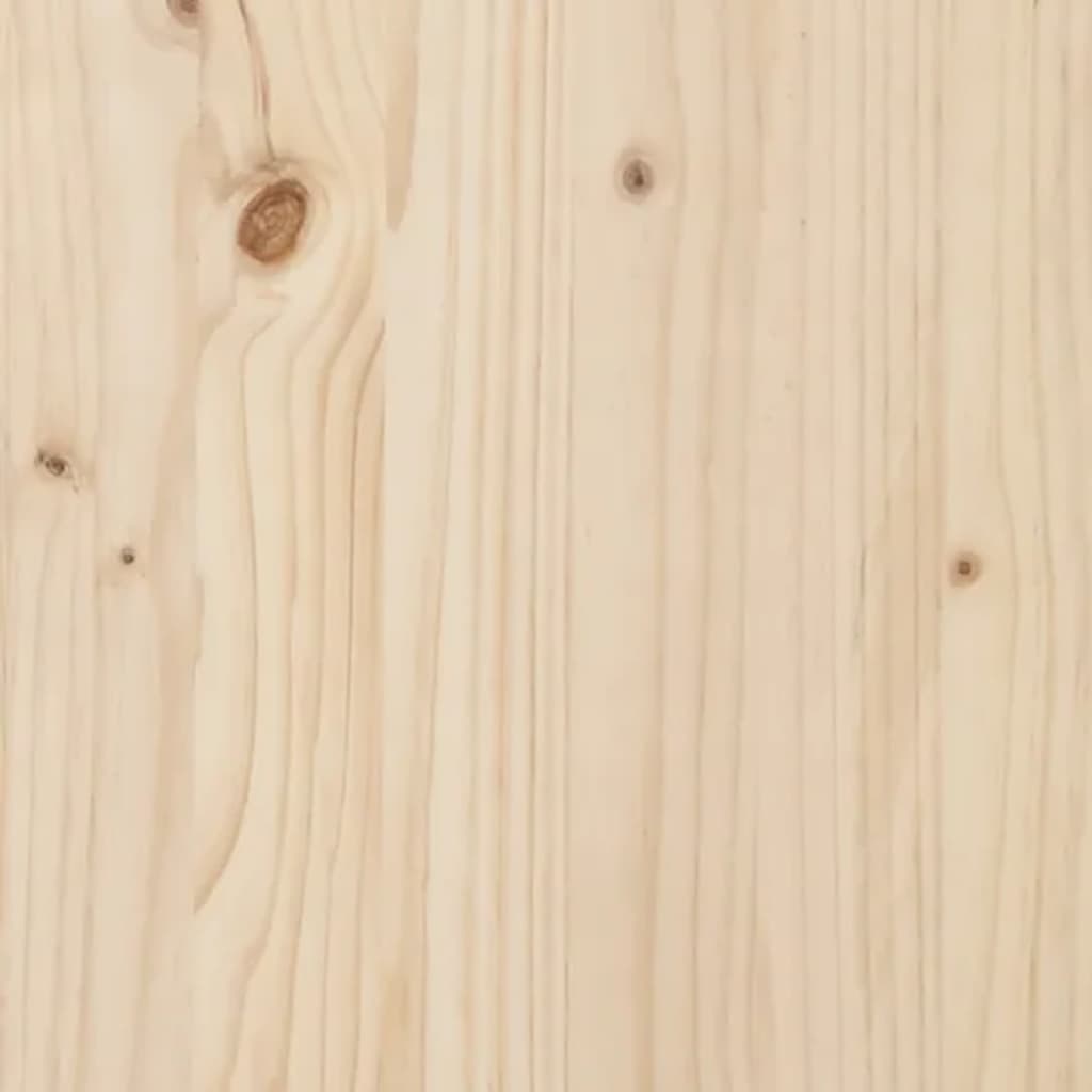 vidaXL Radiator Cover 108.5x19x84 cm Solid Wood Pine