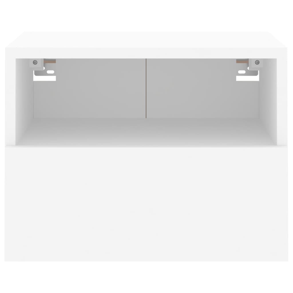 vidaXL TV Wall Cabinets 2 pcs White 40x30x30 cm Engineered Wood