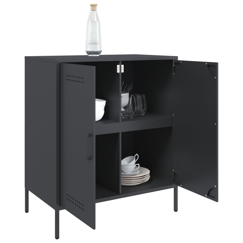 vidaXL Sideboard Anthracite 68x39x79 cm Steel