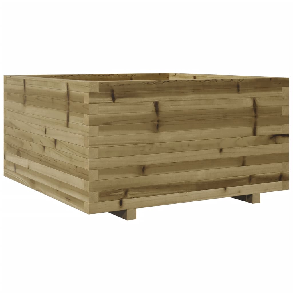 vidaXL Garden Planter 90x90x49.5 cm Impregnated Wood Pine