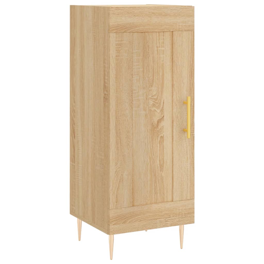 vidaXL Highboard Sonoma Oak 34.5x34x180 cm Engineered Wood