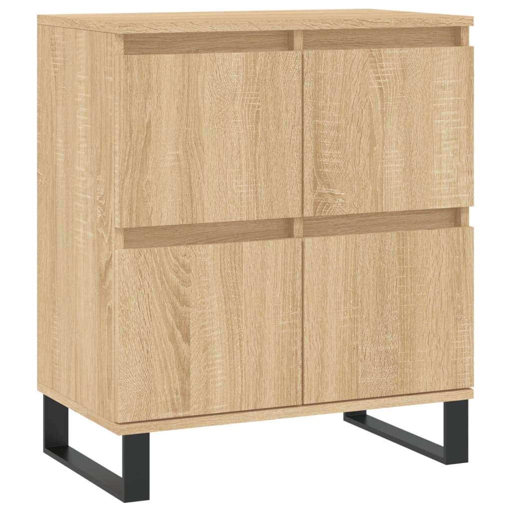 vidaXL Sideboards 2 pcs Sonoma Oak Engineered Wood