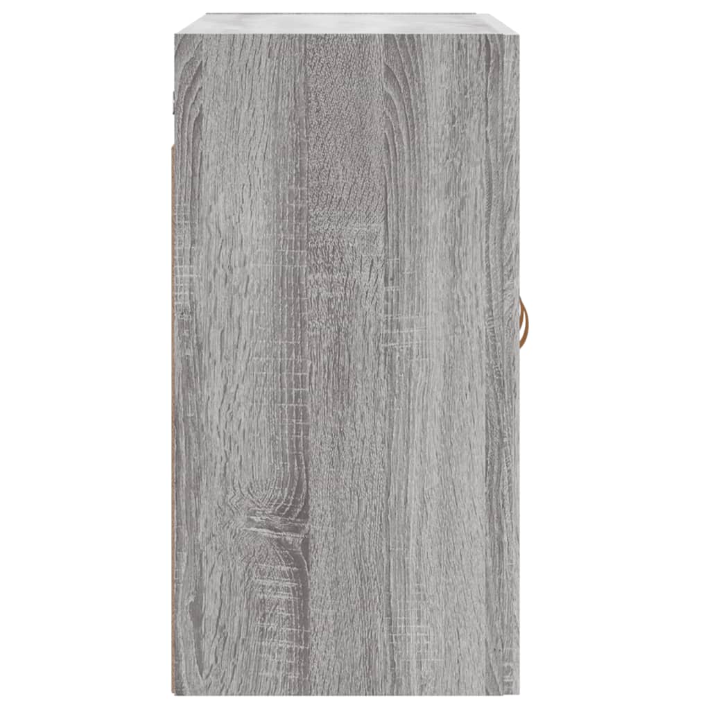 vidaXL Wall Cabinet Grey Sonoma 60x31x60 cm Engineered Wood