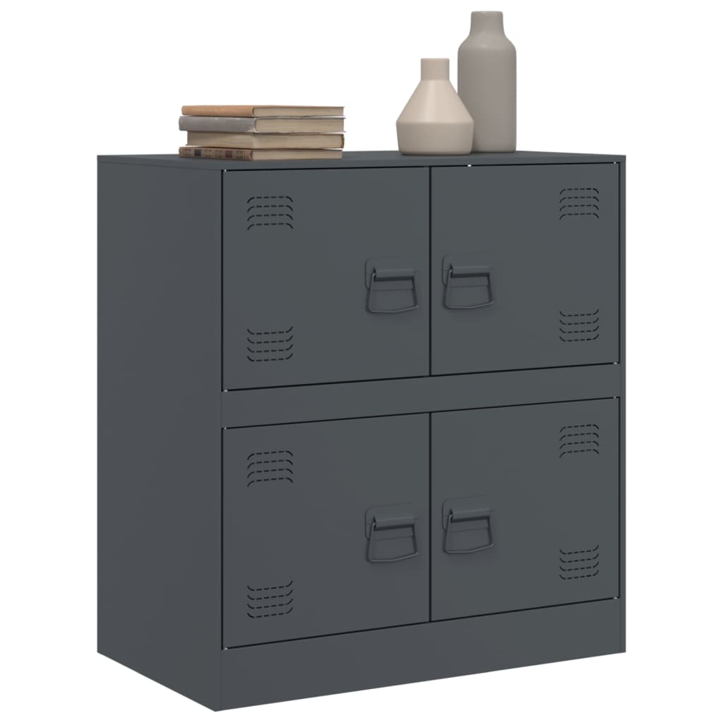 vidaXL Sideboard Anthracite 67x39x73 cm Steel