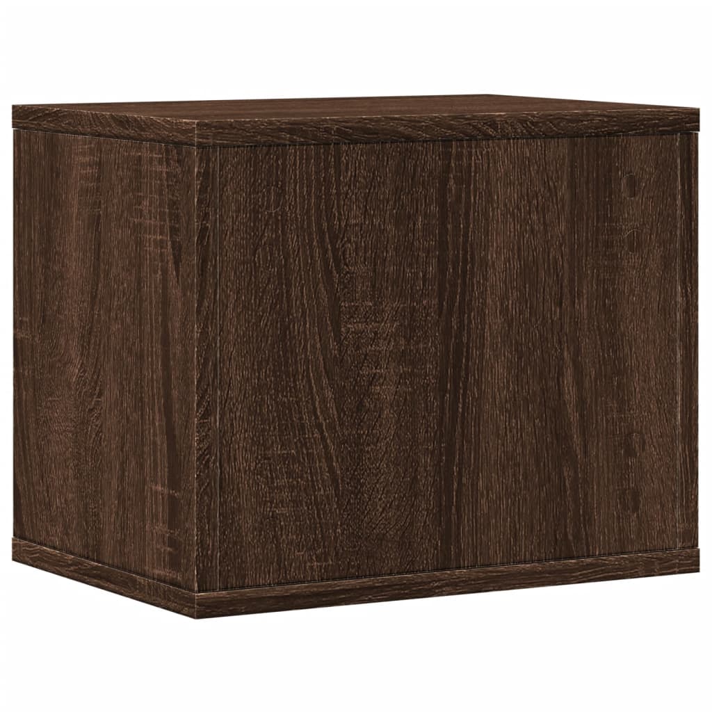 vidaXL Desk Organiser Brown Oak 36x26x29.5 cm Engineered wood