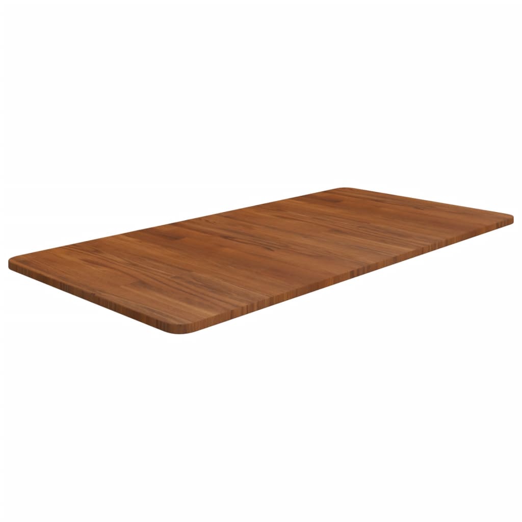 vidaXL Bathroom Countertop Dark Brown 100x50x1.5cm Treated Solid Wood