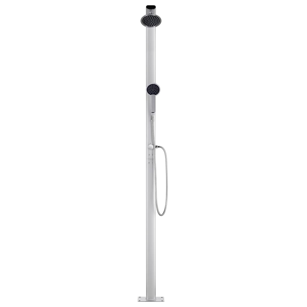 vidaXL Garden Shower 215 cm Aluminium