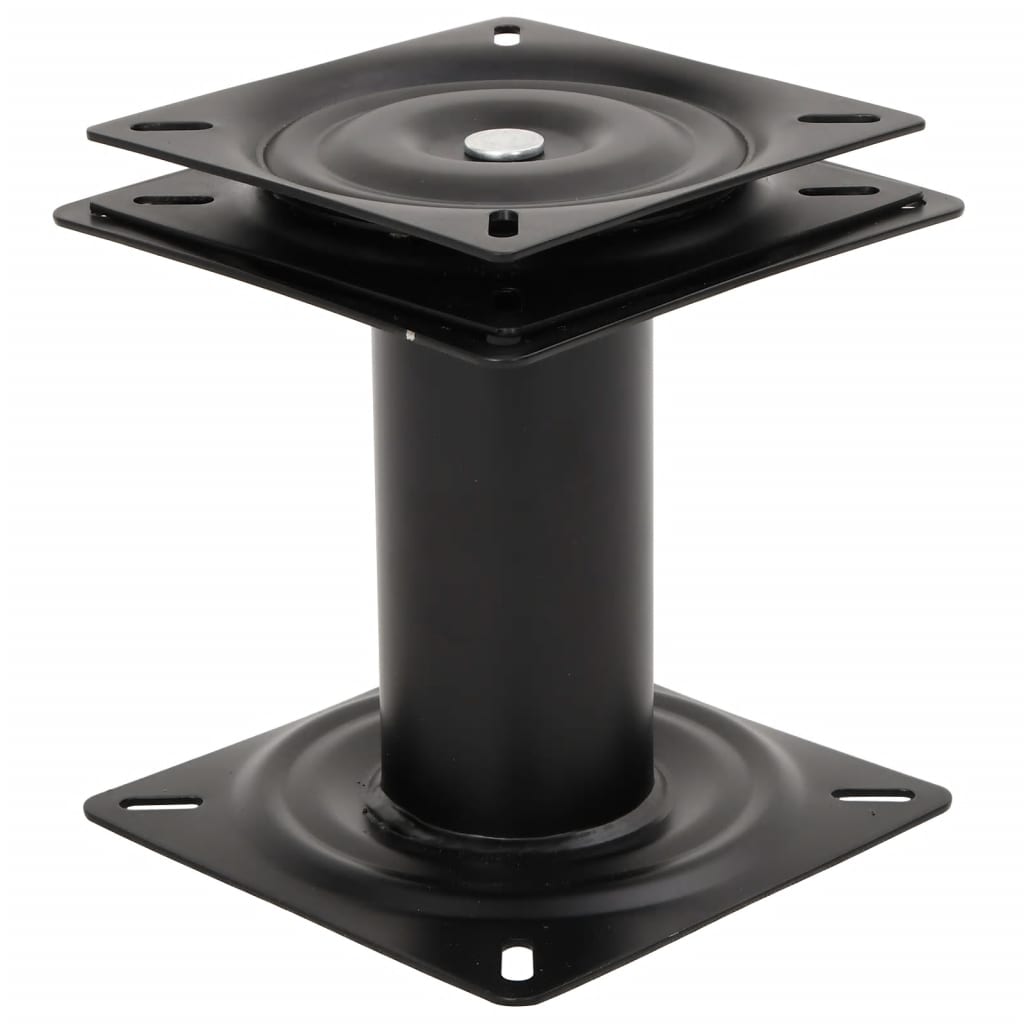 vidaXL Boat Seat Pedestal with 360° Seat Swivel Steel