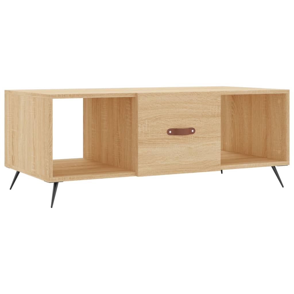 vidaXL Coffee Table Sonoma Oak 102x50x40 cm Engineered Wood