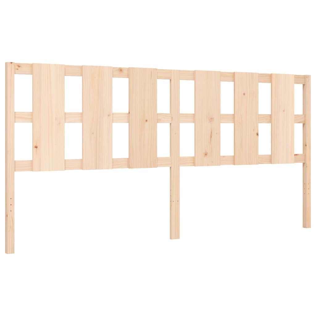 vidaXL Bed Frame without Mattress Solid Wood Pine