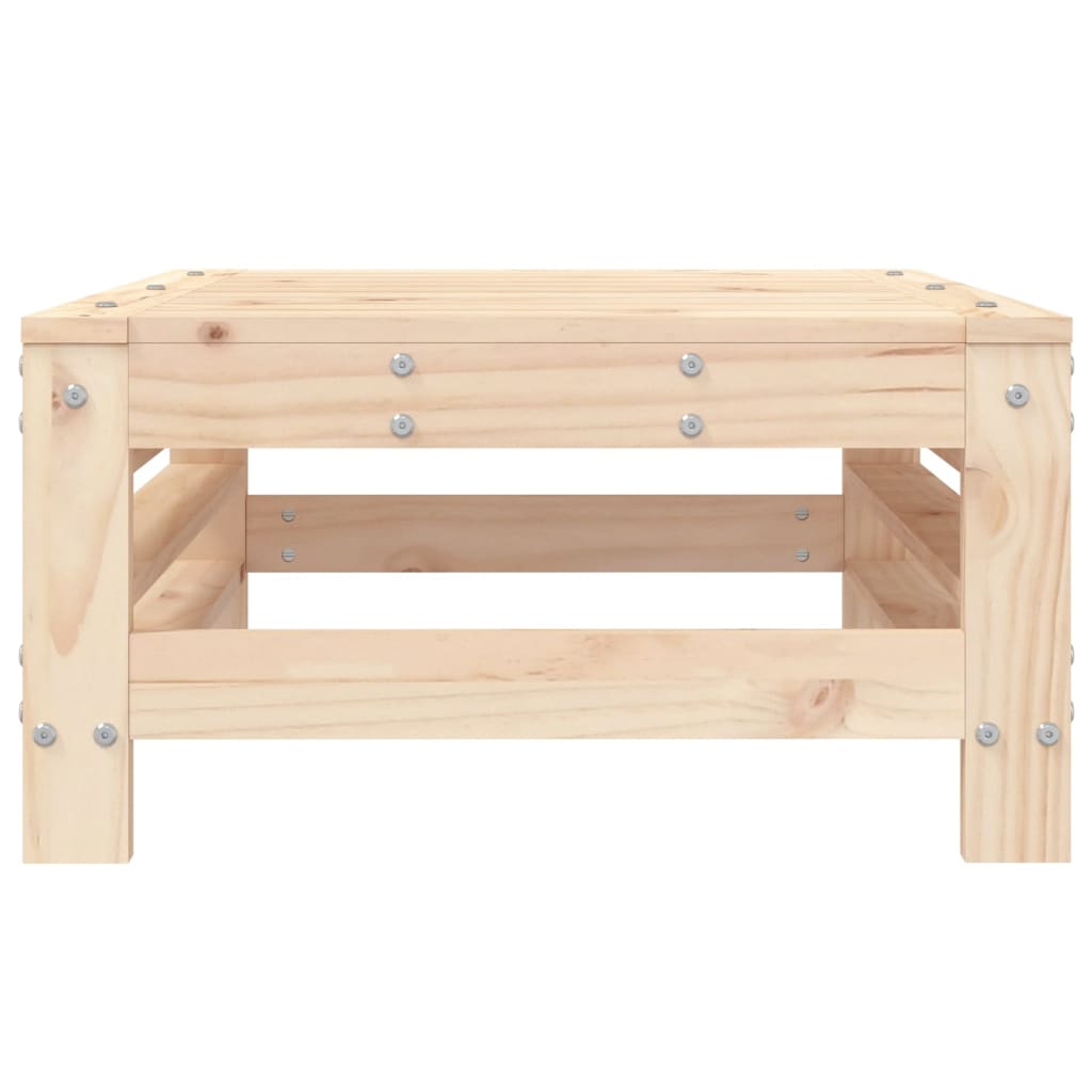 vidaXL Garden Footstool Solid Wood Pine