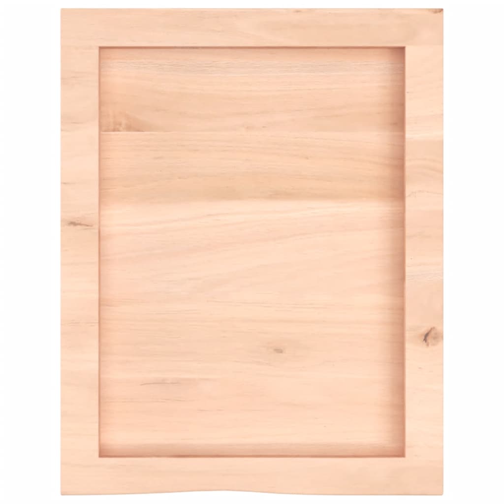 vidaXL Bathroom Countertop 40x50x(2-4) cm Untreated Solid Wood