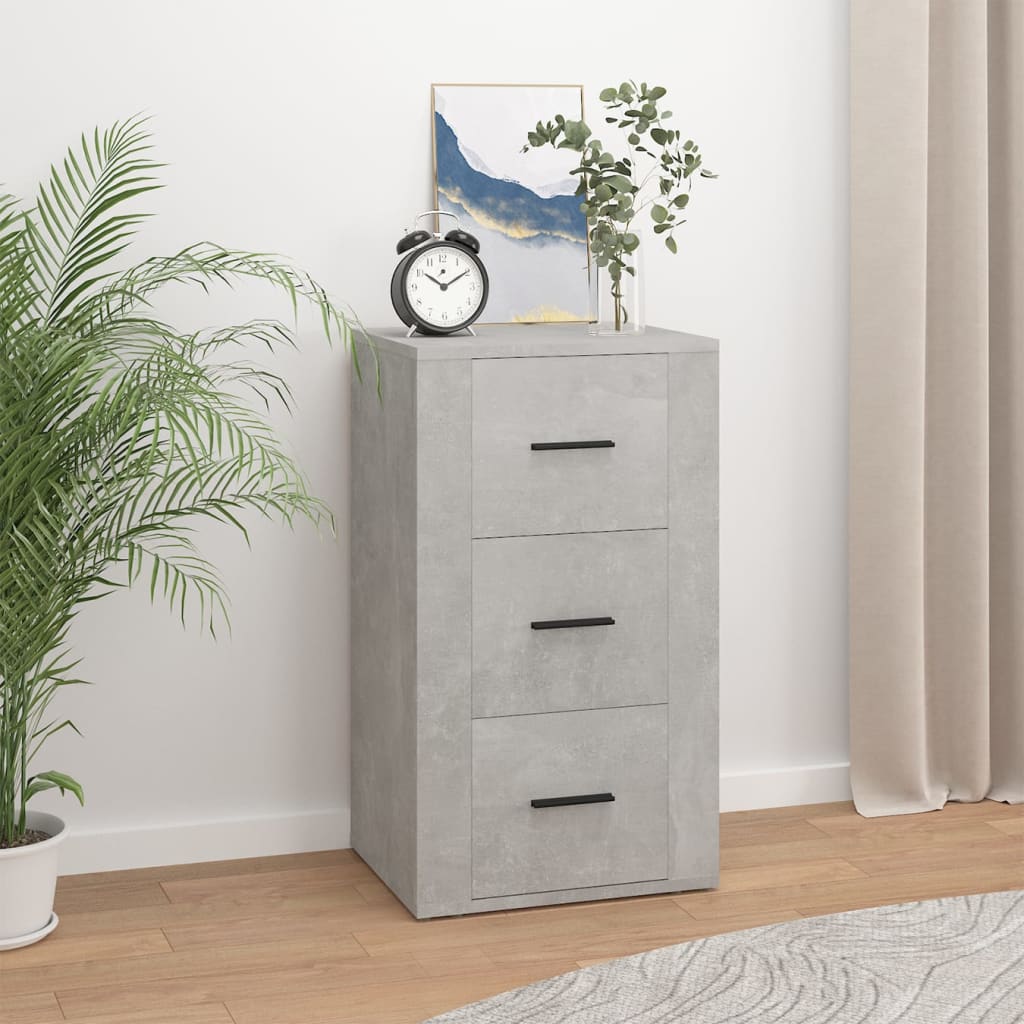 vidaXL Sideboard Concrete Grey 40x33x70 cm Engineered Wood