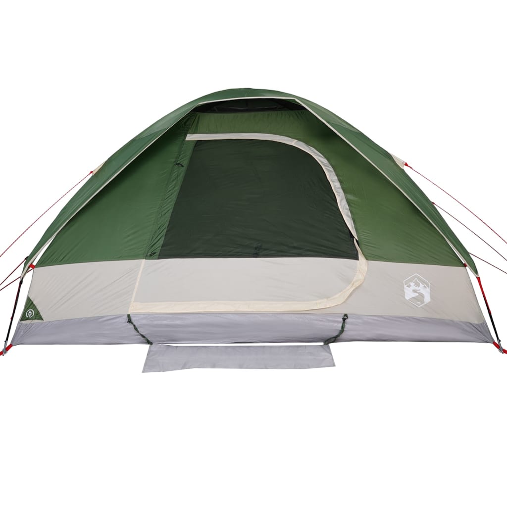 vidaXL Family Tent Dome 6-Person Green Waterproof