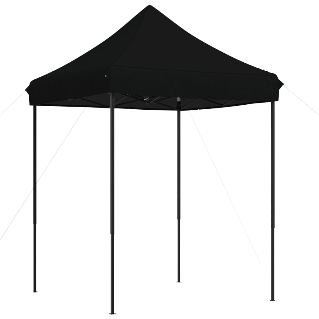 vidaXL Foldable Party Tent Pop-Up Black 200x200x306 cm