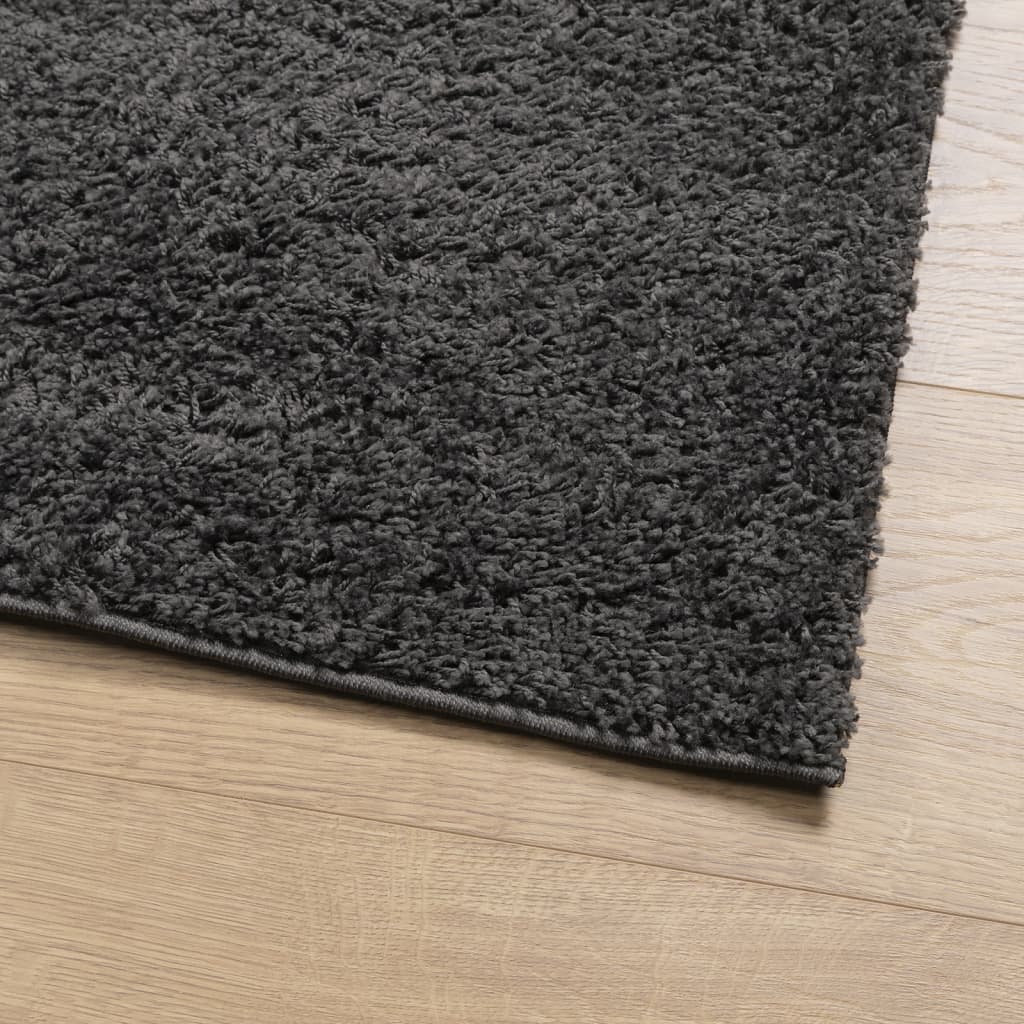 vidaXL Shaggy Rug PAMPLONA High Pile Modern Anthracite 300x400 cm