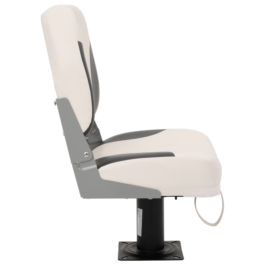 vidaXL Boat Seat with Pedestal 360° Rotatable