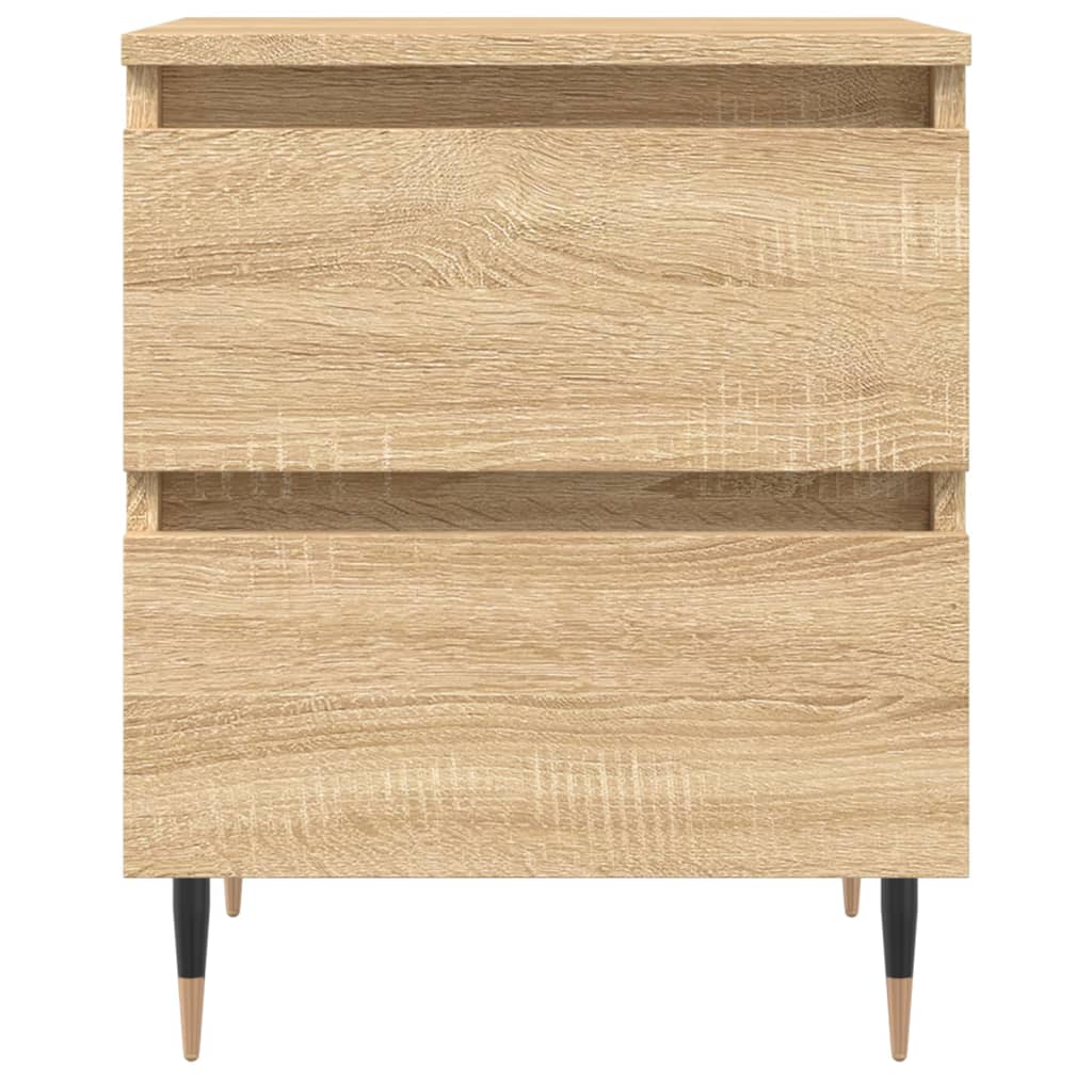 vidaXL Bedside Cabinet Sonoma Oak 40x35x50 cm Engineered Wood