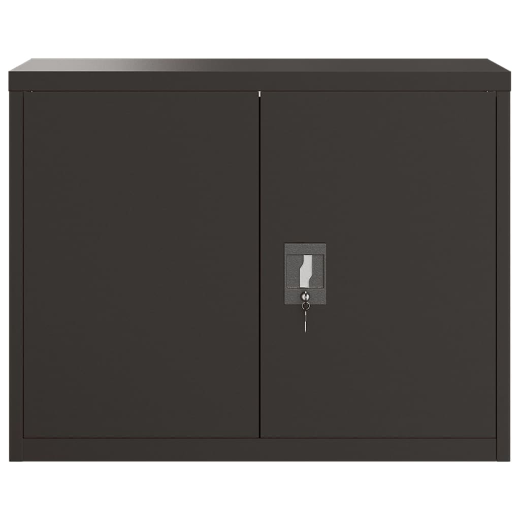 vidaXL File Cabinet Black 90x40x70 cm Steel